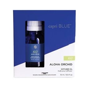 Capri Blue Aloha Orchid No 03 Diffuser Oil Refill Premium Fragrance Floral Scent